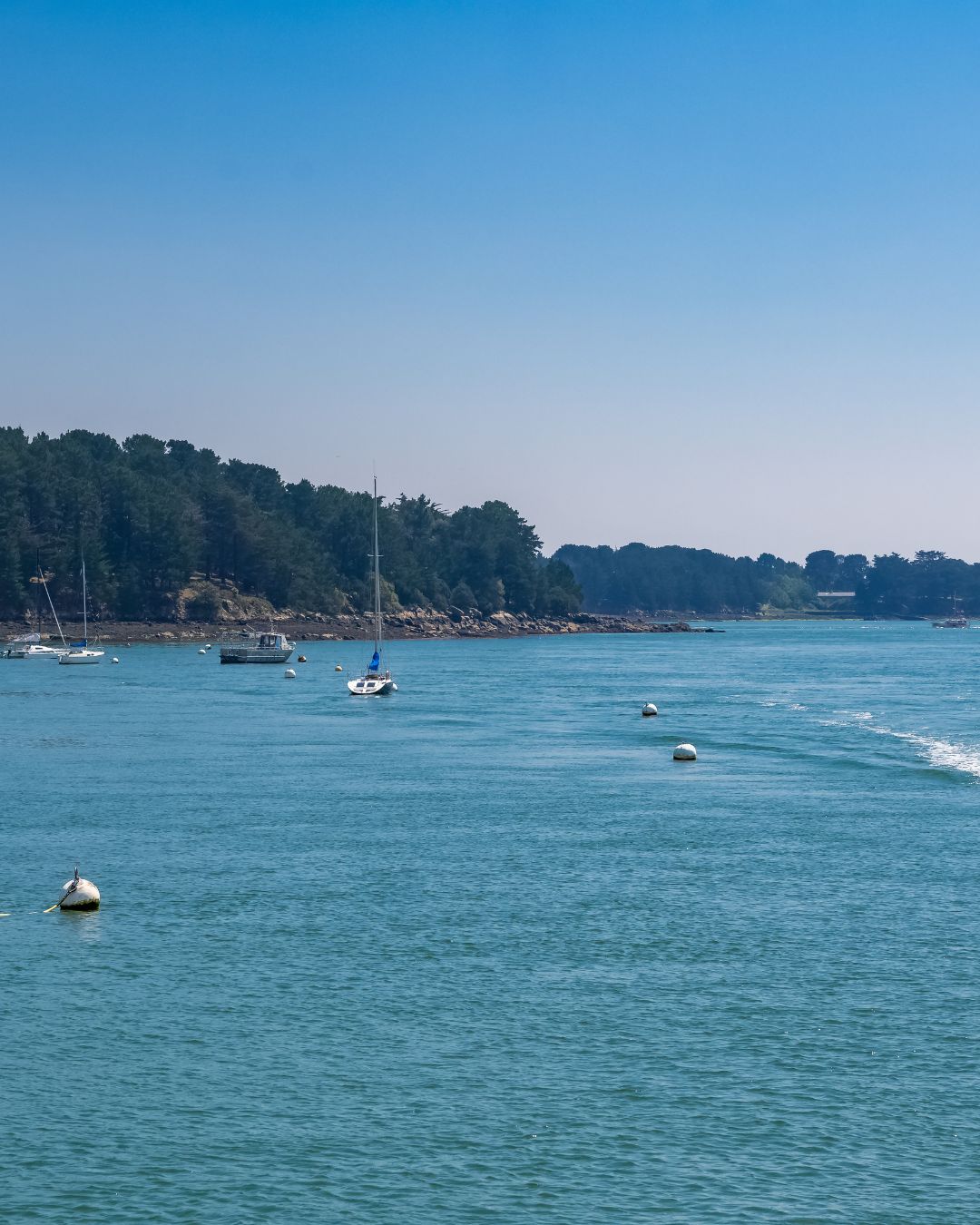 Trayecto desde Auray a Larmor-Baden y a la isla de Berder