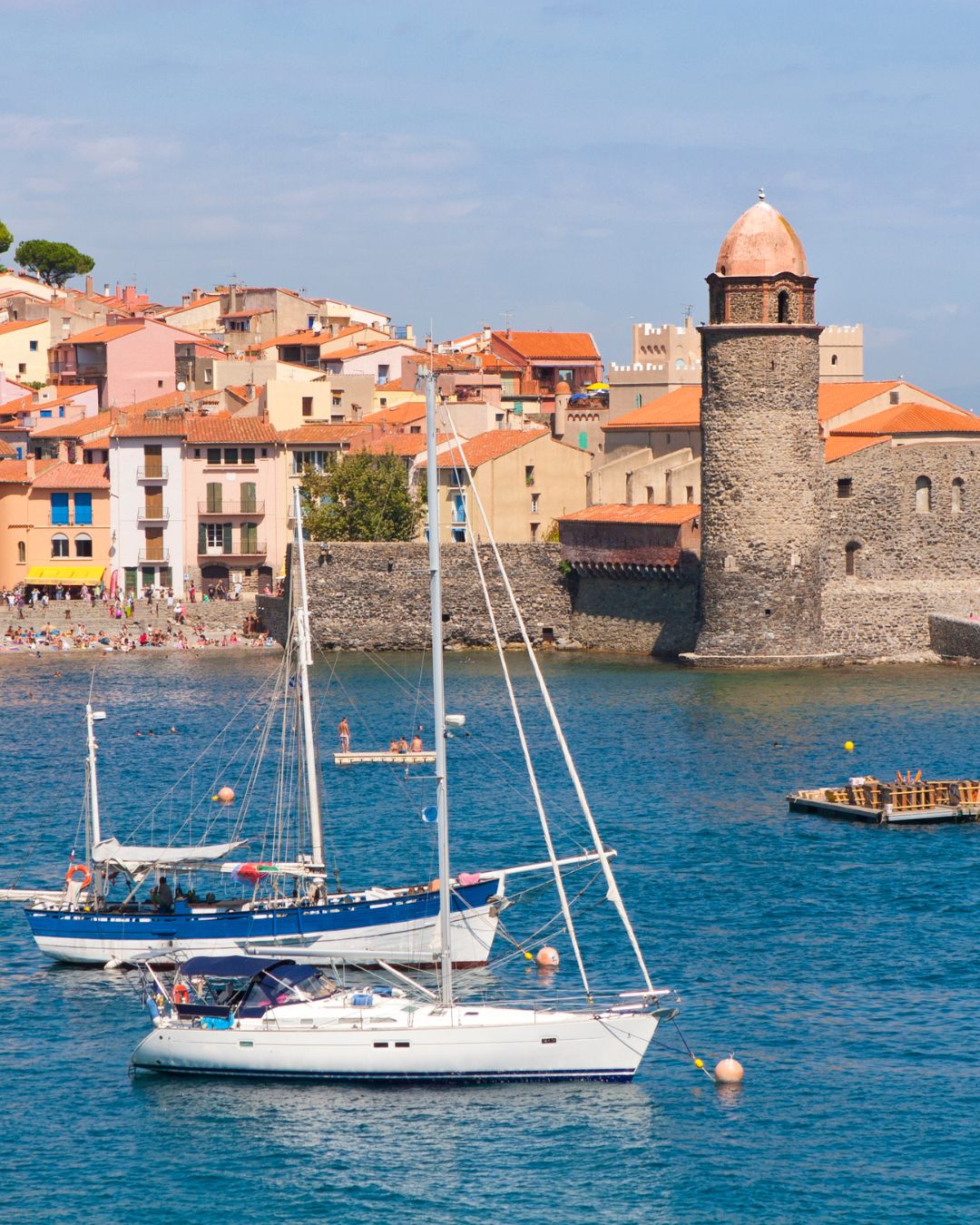 Navigation vers Collioure depuis Saint-Cyprien