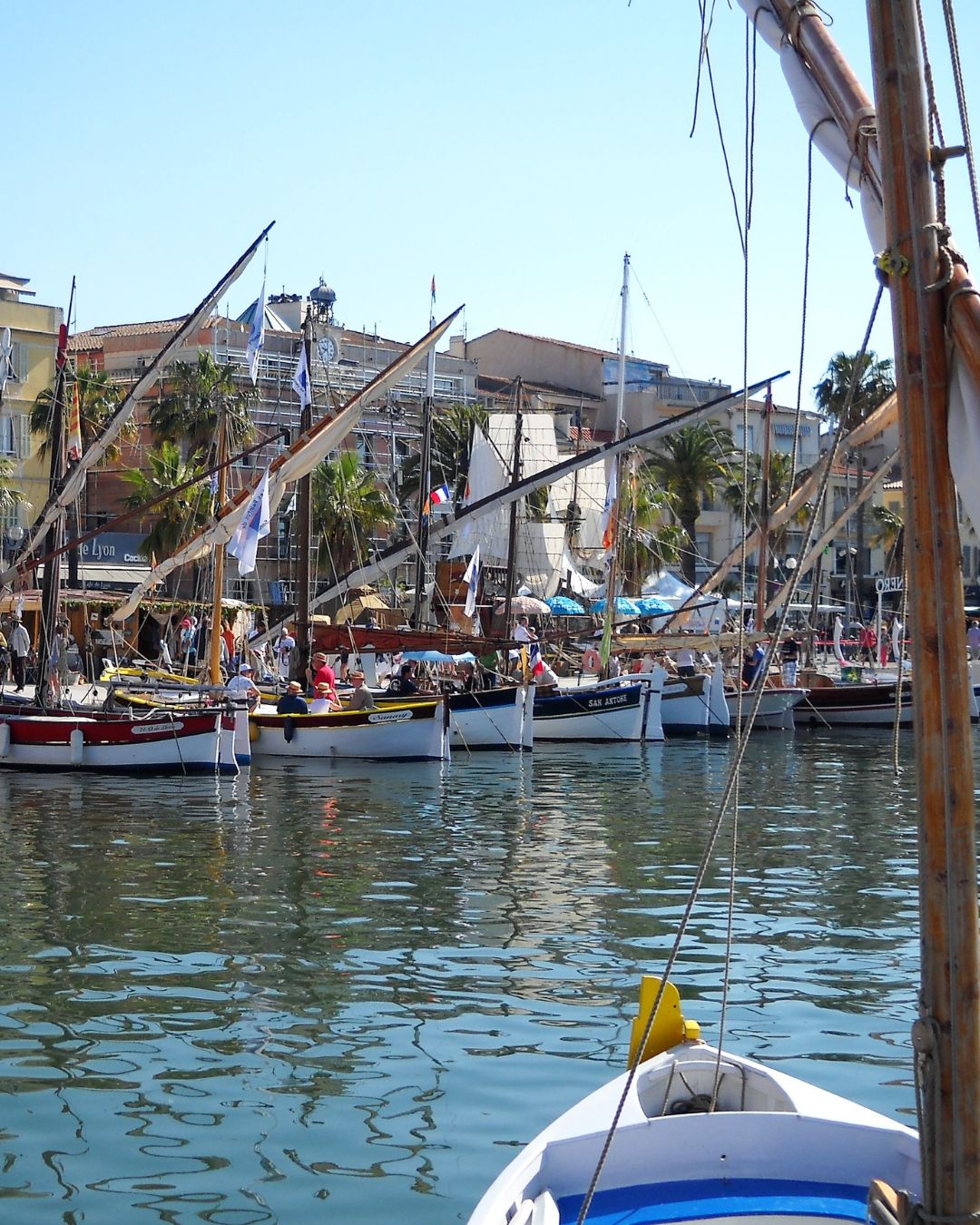 Navigation vers Sanary-sur-Mer depuis les Embiez