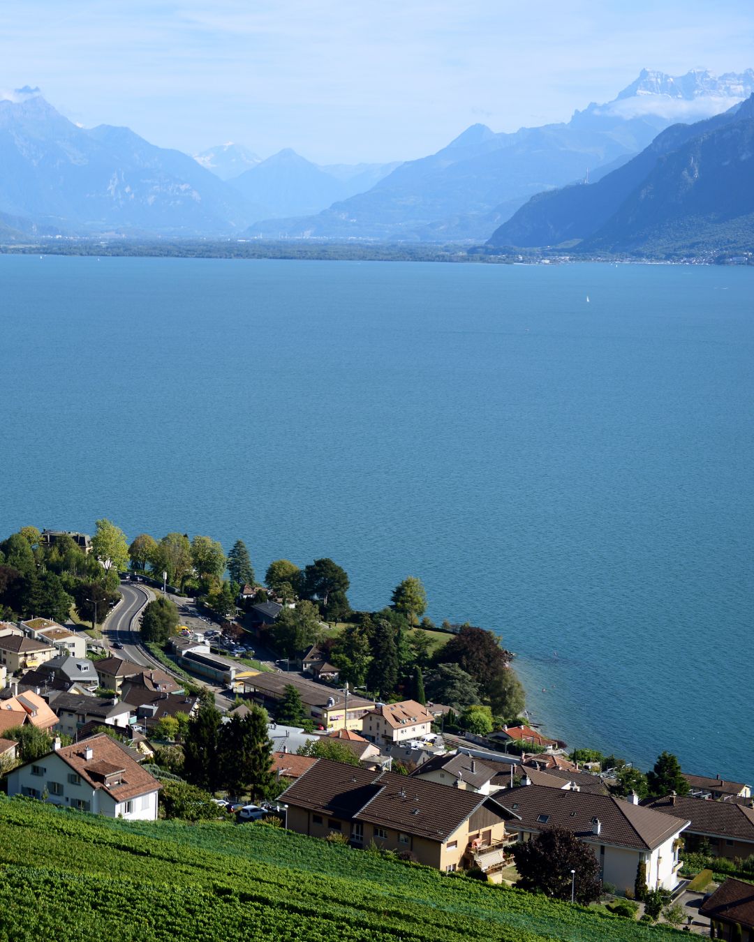 Navigation à Vevey sur le lac Léman