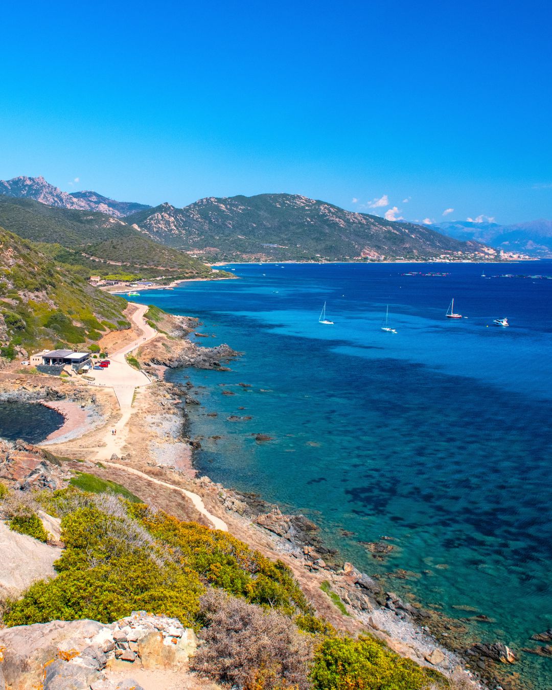 Navigation vers la pointe de la Parata depuis Ajaccio